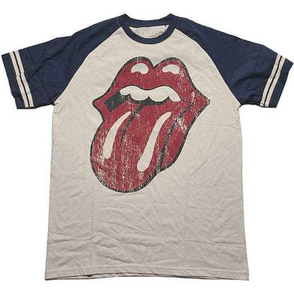 ROLLING STONES, THE - LICK - Raglan T-Shirt Blue