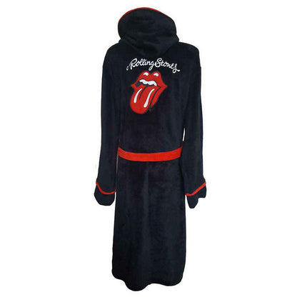 ROLLING STONES, THE - CLASSIC TONGUE - Bathrobe Black (Back Print)