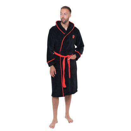 ROLLING STONES, THE - CLASSIC TONGUE - Bathrobe Black (Back Print)