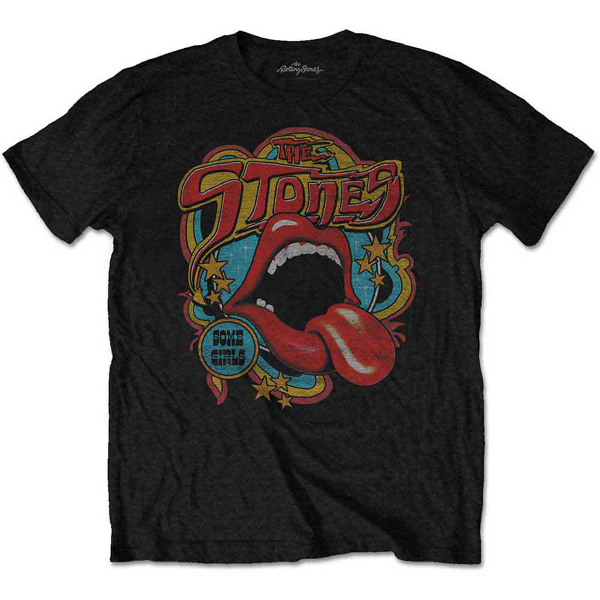 ROLLING STONES, THE - RETRO 70S VIBE - T-Shirt Black