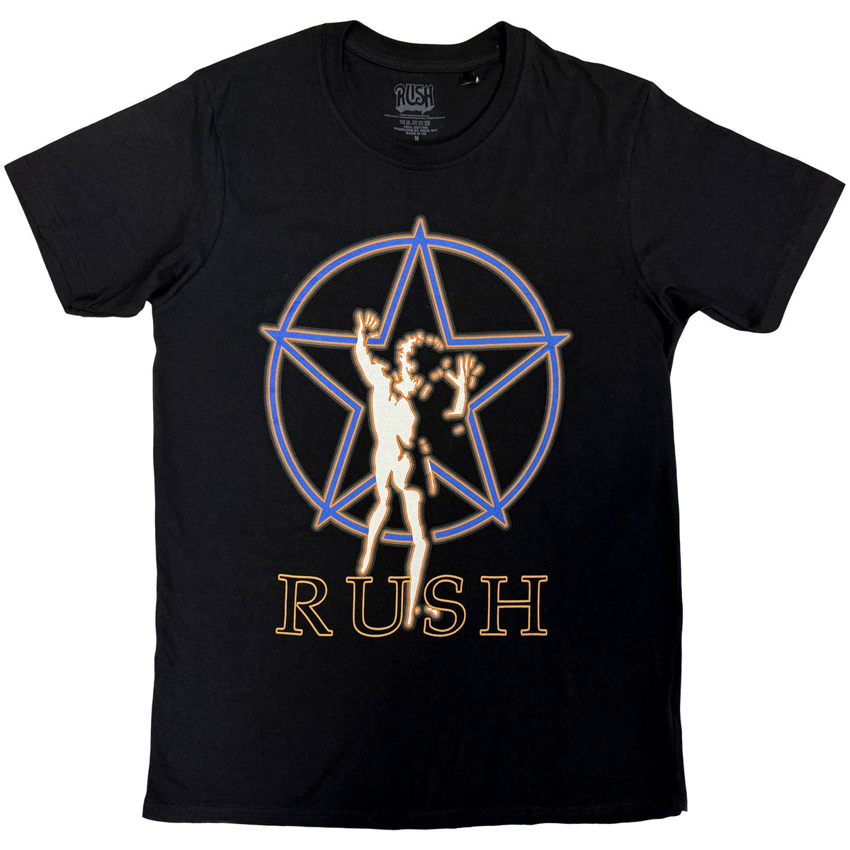 RUSH - STARMAN GLOW - T-Shirt Black