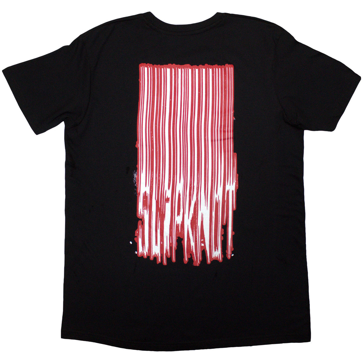 SLIPKNOT - STRETCHED BARCODE - T-Shirt Black (Back Print)