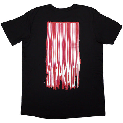 SLIPKNOT - STRETCHED BARCODE - T-Shirt Black (Back Print)