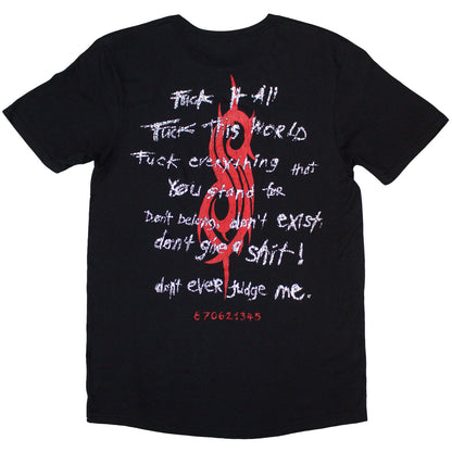 SLIPKNOT - F IT ALL - T-Shirt Black (Back Print)