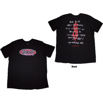 SLIPKNOT - F IT ALL - T-Shirt Black (Back Print)