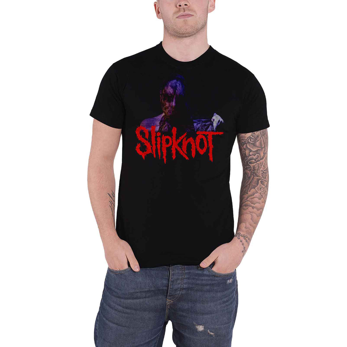SLIPKNOT - WANYK BACK HIT - T-Shirt Black (Back Print)