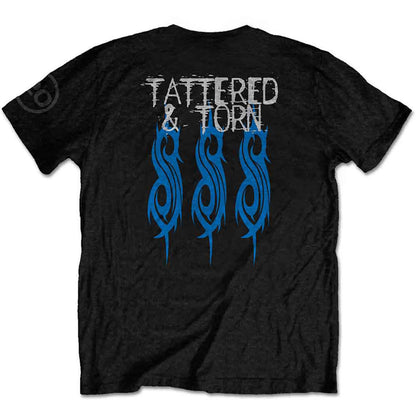SLIPKNOT - 20TH ANNIVERSARY TATTERED & TORN - T-Shirt Black (Back Print)
