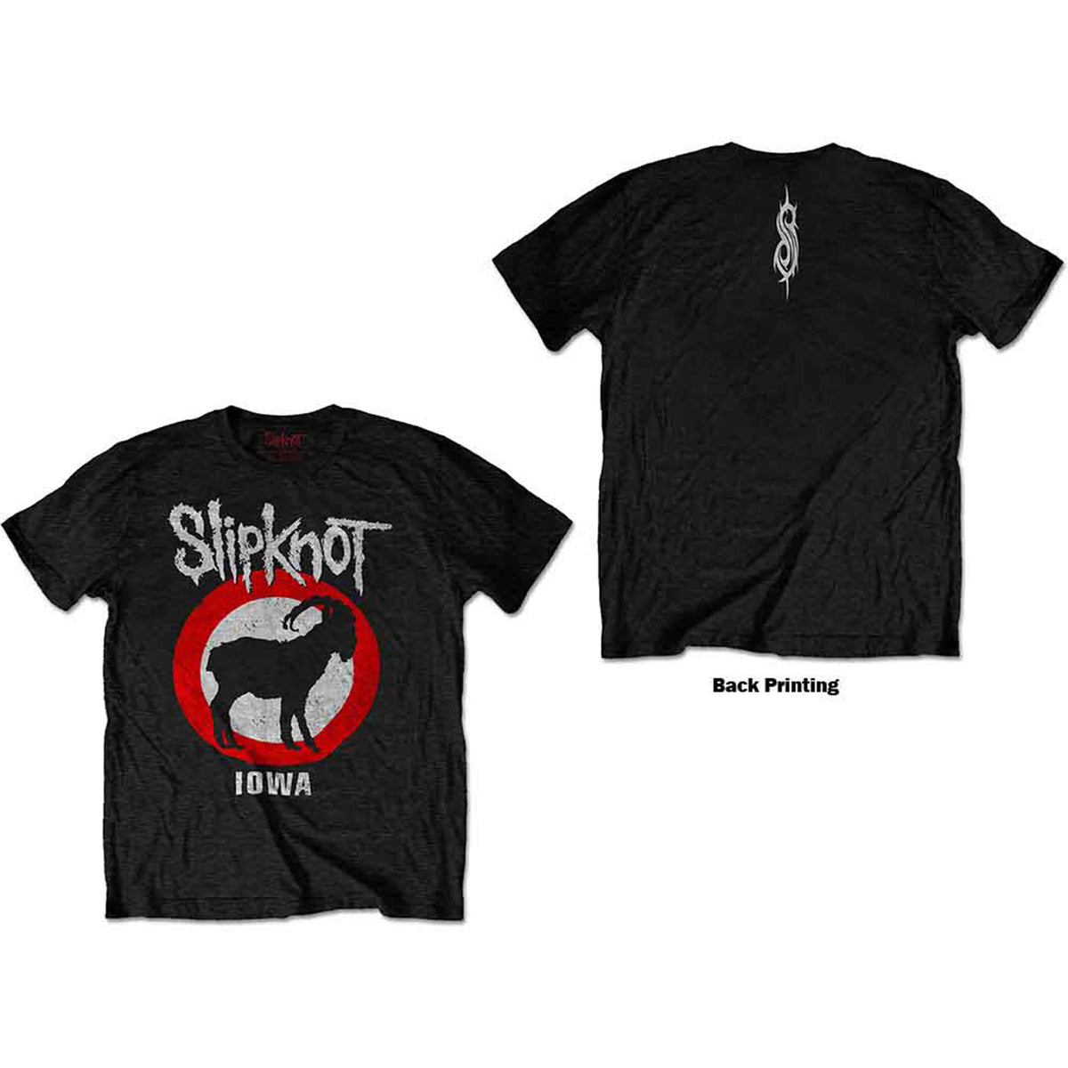 SLIPKNOT - IOWA GOAT - T-Shirt Black (Back Print)