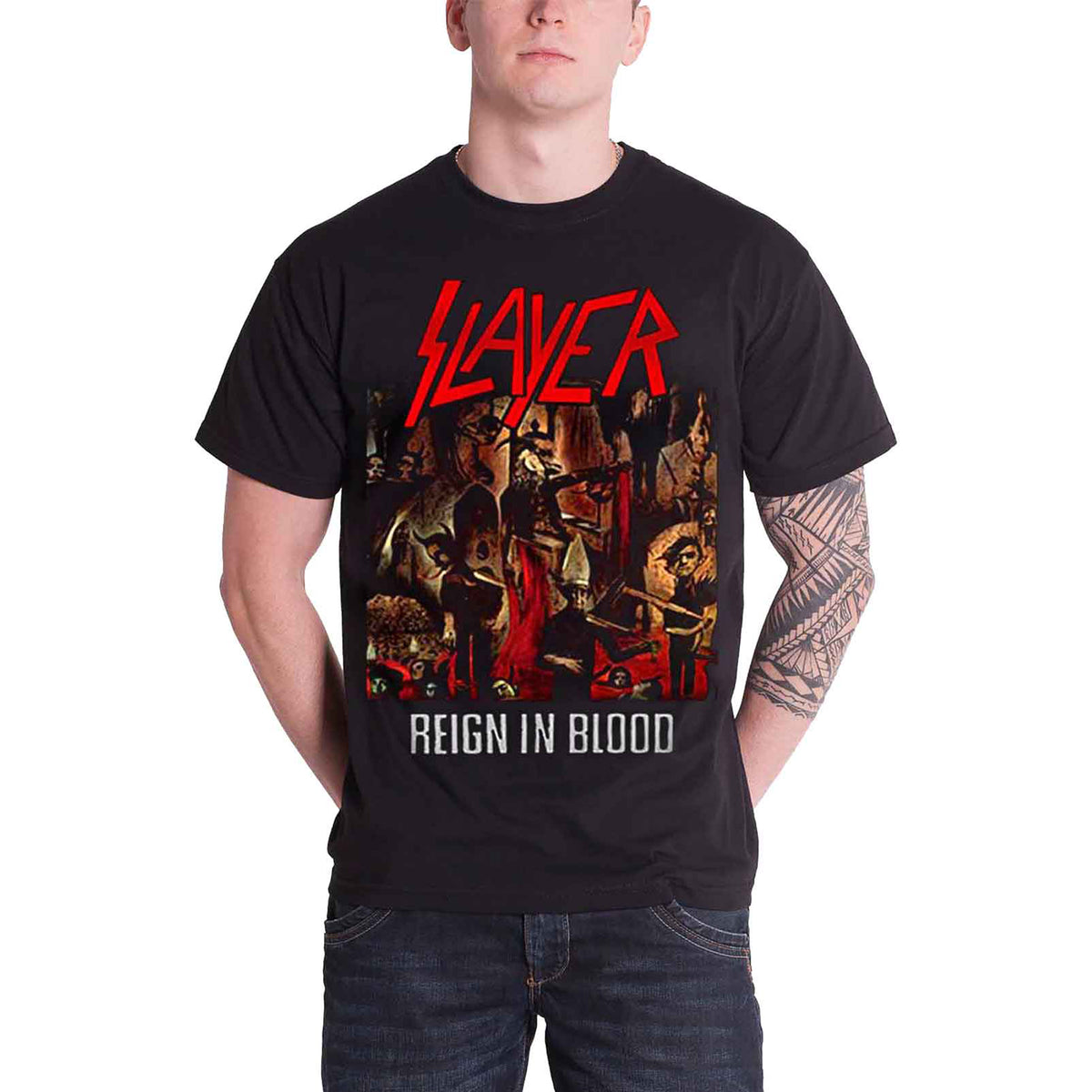 SLAYER - REIGN IN BLOOD - Camiseta Negra