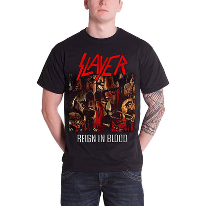 SLAYER - REIGN IN BLOOD - Camiseta Negra