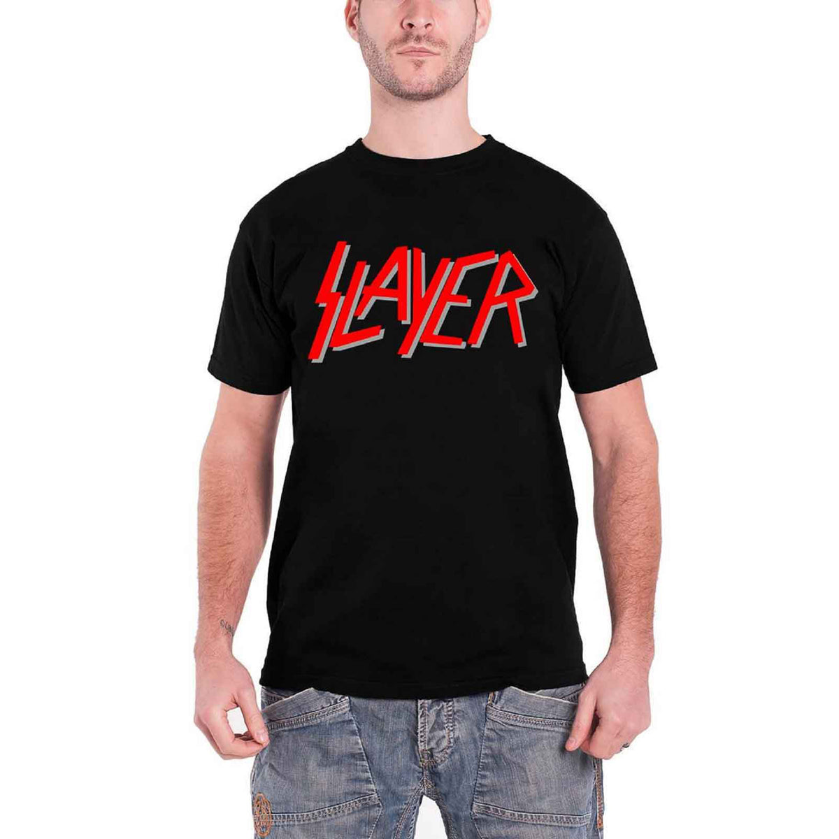 SLAYER - CLASSIC LOGO - T-Shirt Black