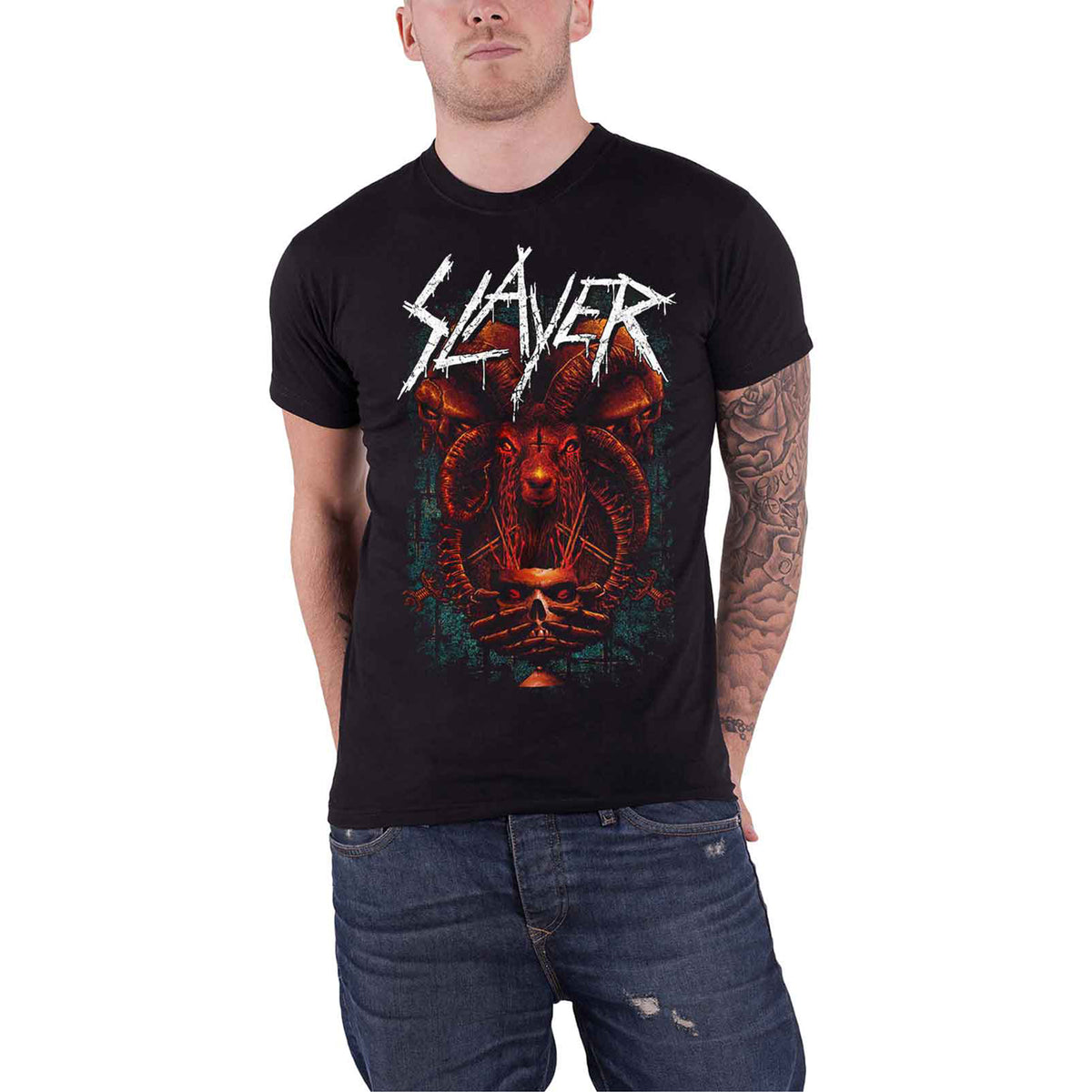 SLAYER - OFFERING - T-Shirt Black