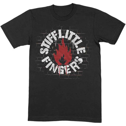 STIFF LITTLE FINGERS - WALL - T-Shirt Black