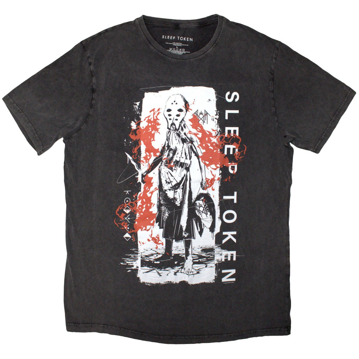 SLEEP TOKEN - EUCLID - Stone Wash T-Shirt Grey