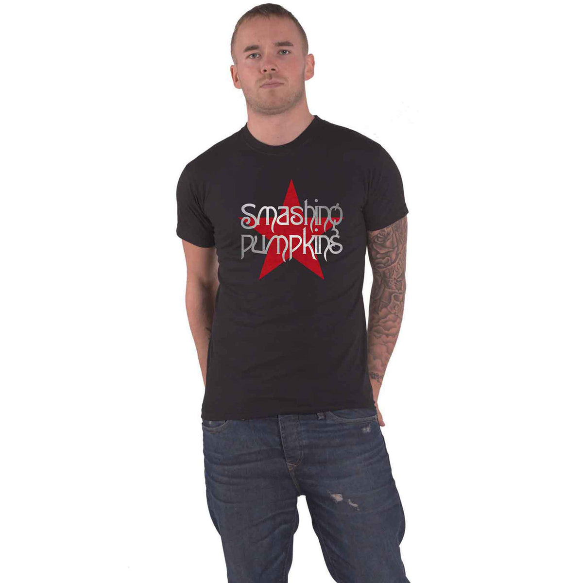 SMASHING PUMPKINS, THE - STAR LOGO - T-Shirt Black
