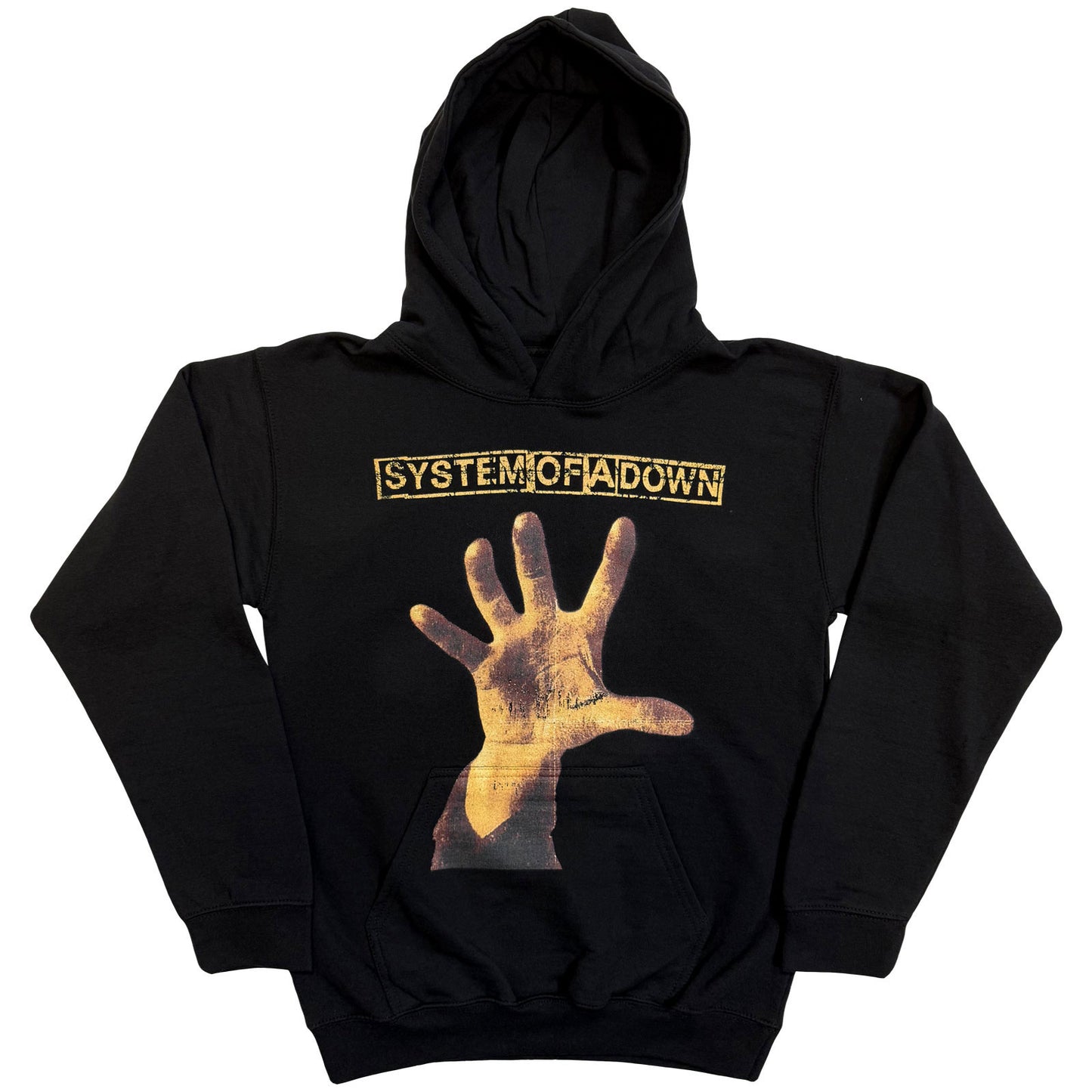 SYSTEM OF A DOWN - HAND - Pullover Hoodie Black