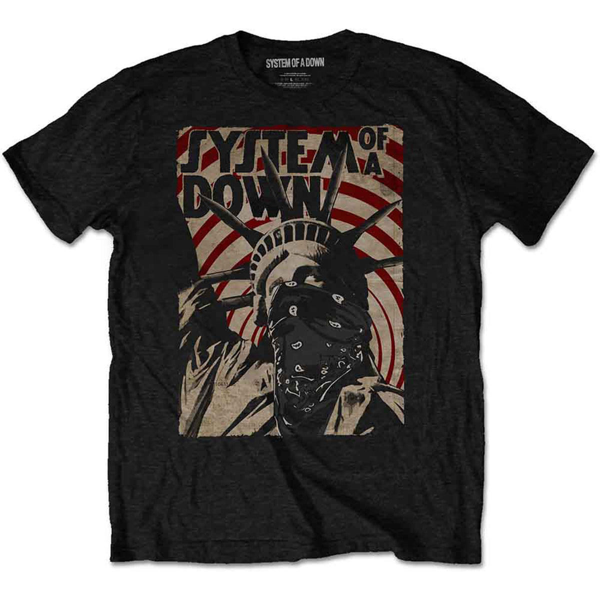 SYSTEM OF A DOWN - LIBERTY BANDIT - T-Shirt Black