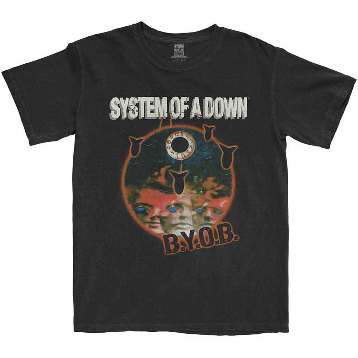 SYSTEM OF A DOWN - BYOB CLASSIC - T-Shirt Black