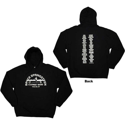 BRUCE SPRINGSTEEN - TOUR '23 LEANING CAR - Pullover Hoodie Black (Back Print & Ex-Tour)