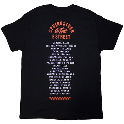 BRUCE SPRINGSTEEN - TOUR '24 WHEEL - T-Shirt Black (Back Print & Ex-Tour)