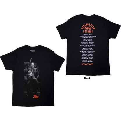 BRUCE SPRINGSTEEN - TOUR '24 WHEEL - T-Shirt Black (Back Print & Ex-Tour)