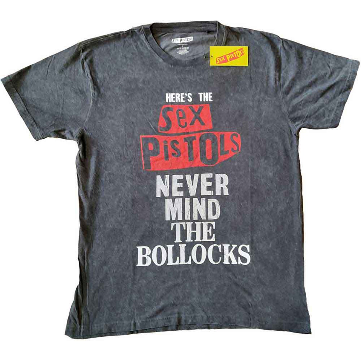 SEX PISTOLS, THE - NMTB DISTRESSED - T-Shirt Black (Wash Collection)
