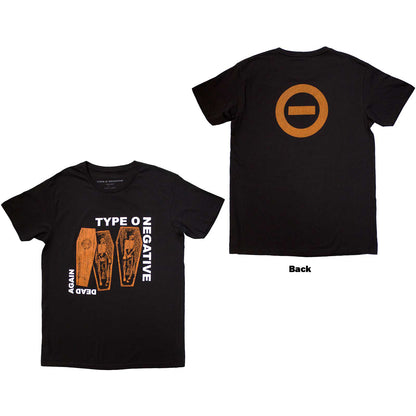 TYPE O NEGATIVE - DEAD AGAIN - T-Shirt Black (Back Print)