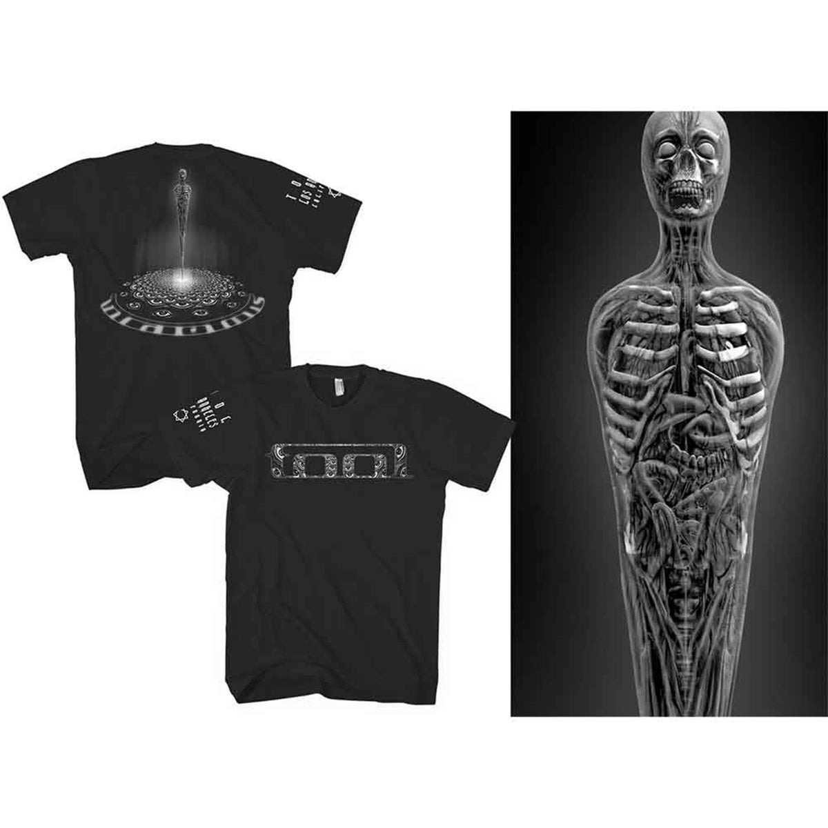 TOOL - BW SPECTRE - T-Shirt Black (Back & Sleeve Print)