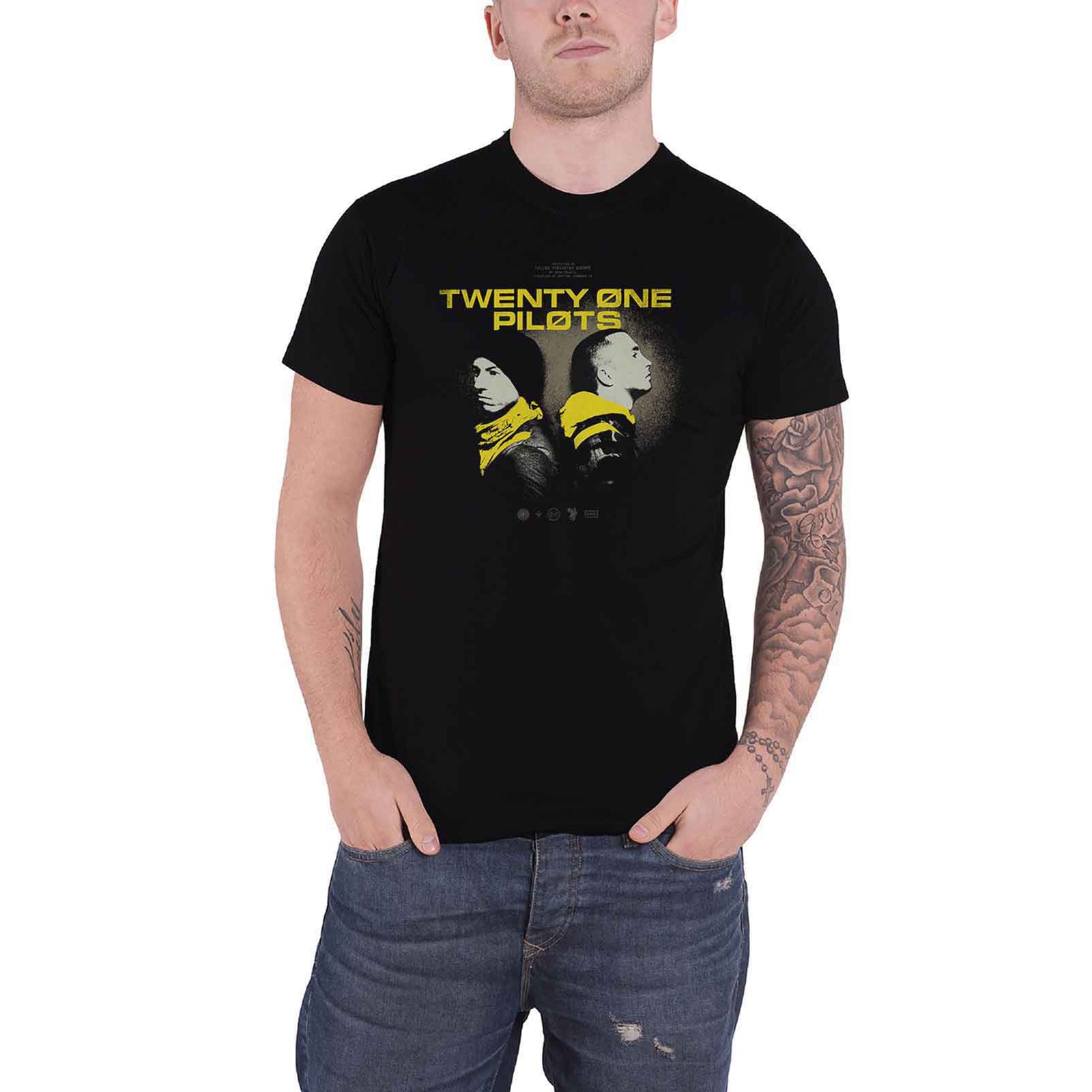 TWENTY ONE PILOTS - BACK TO BACK - T-Shirt Black