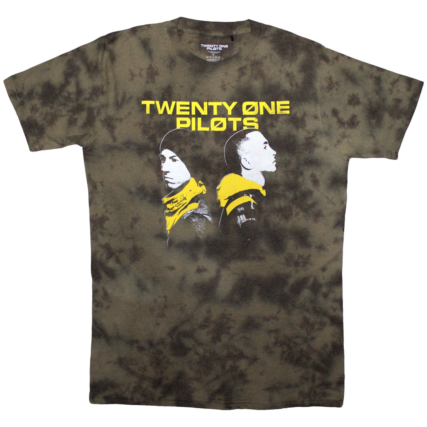 TWENTY ONE PILOTS - BACK TO BACK - T-Shirt Green (Wash Collection)
