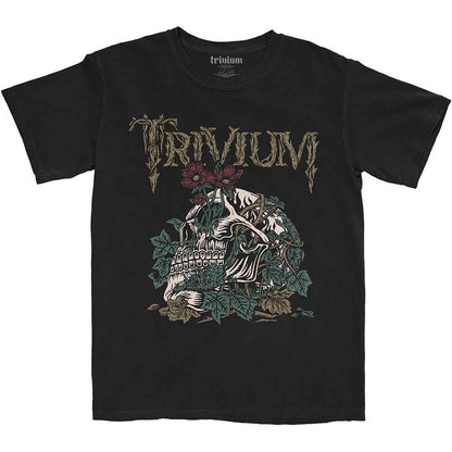 TRIVIUM - SKELLY FLOWER - T-Shirt Black