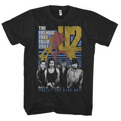 U2 - BULLET THE BLUE SKY - T-Shirt Black