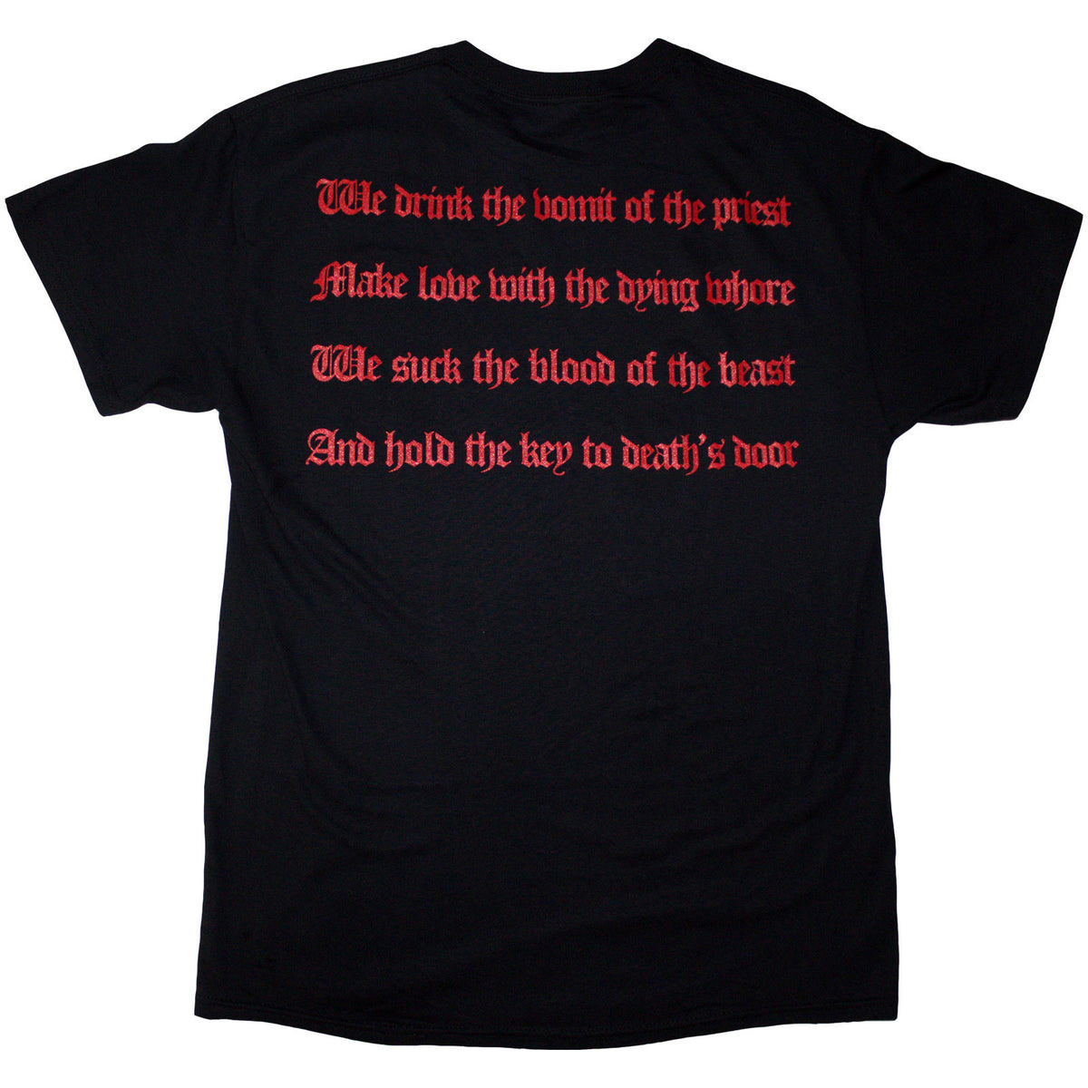 VENOM - BLACK METAL - T-Shirt Black (Back Print)