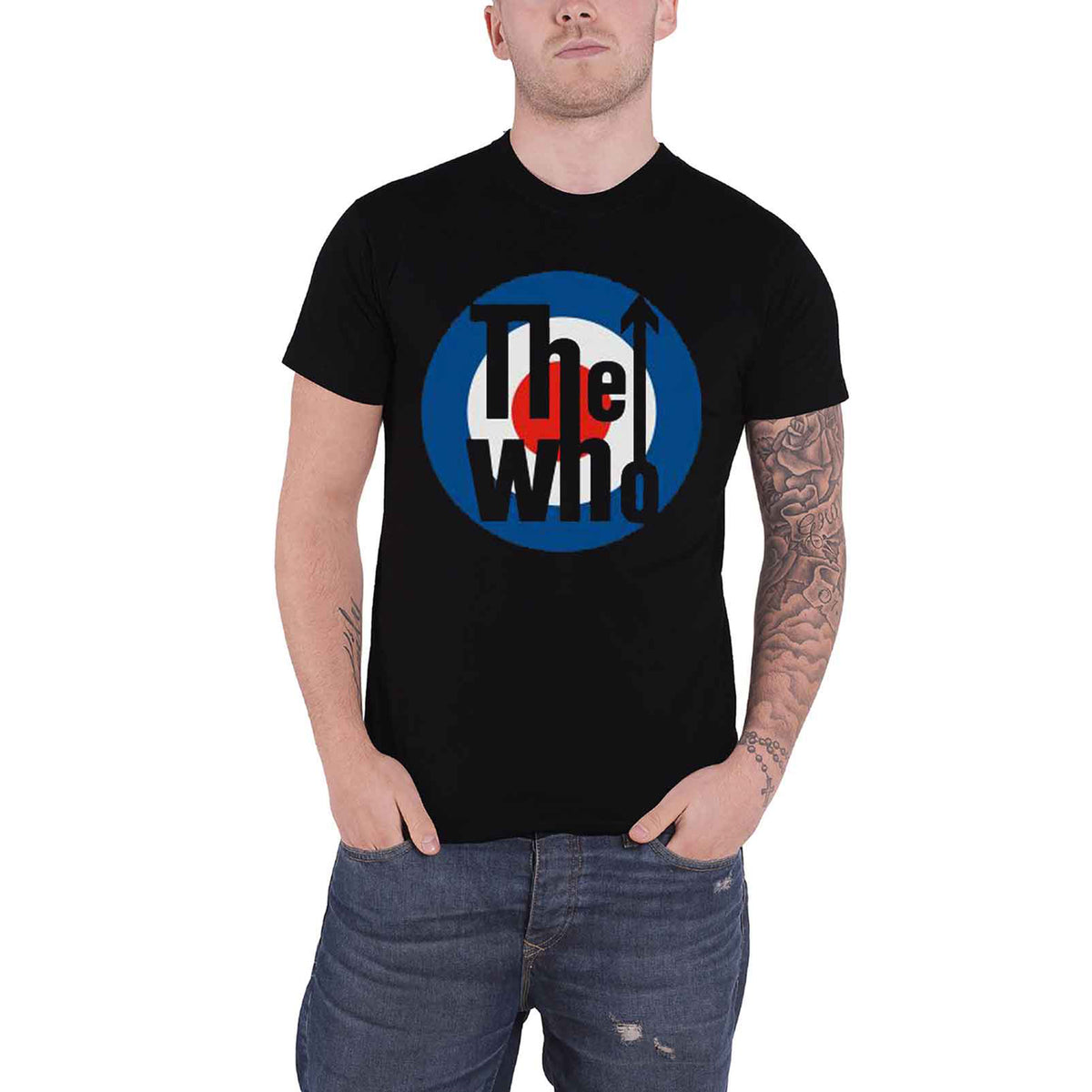 WHO, THE - TARGET CLASSIC - T-Shirt Black