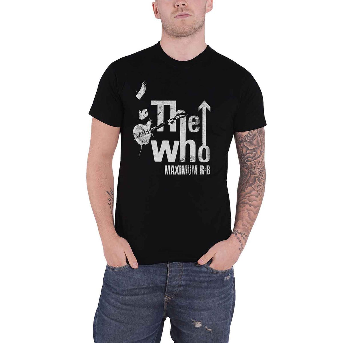WHO, THE - MAXIMUM R&B - T-Shirt Black