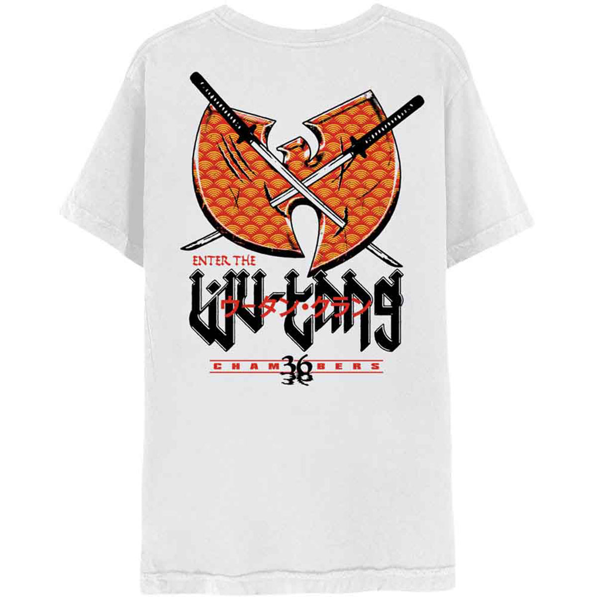 WU-TANG CLAN - SWORDS - T-Shirt White (Back Print)