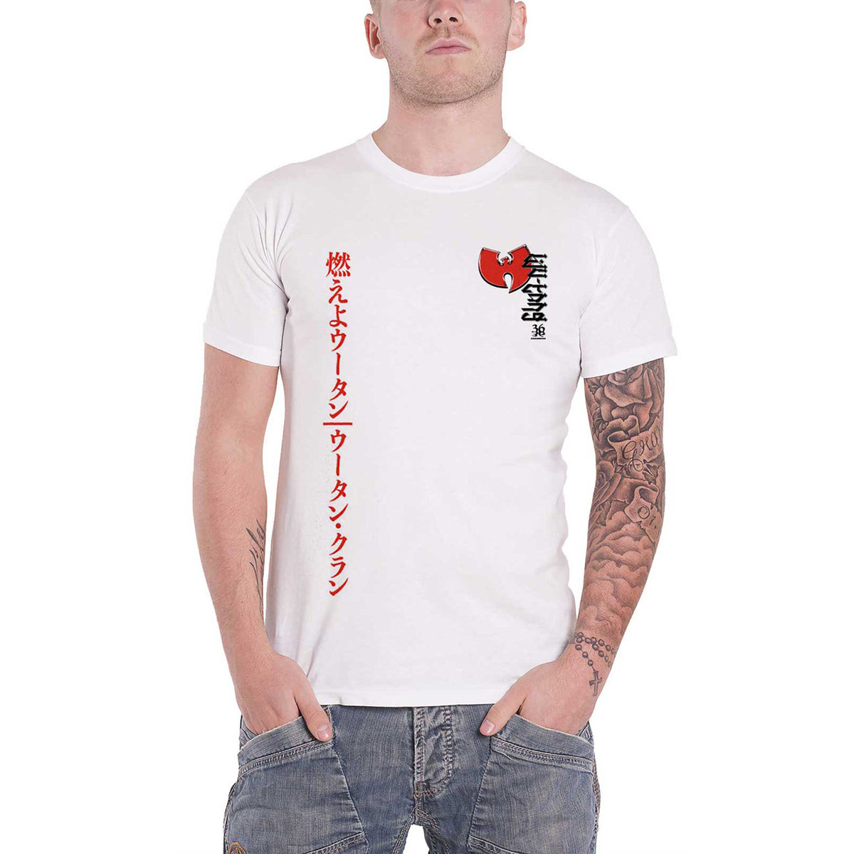 WU-TANG CLAN - SWORDS - T-Shirt White (Back Print)