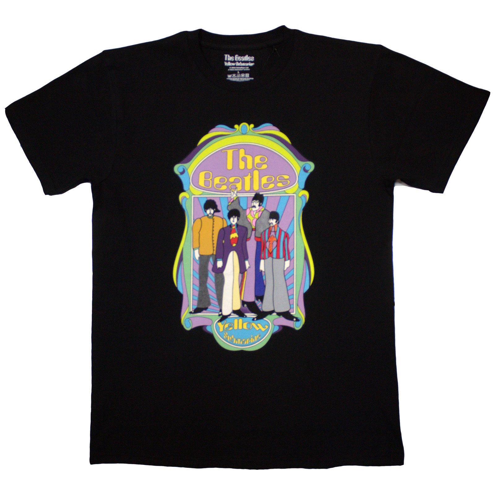 BEATLES, THE - YELLOW SUBMARINE SUB BAND FRAME V2 - T-Shirt Black