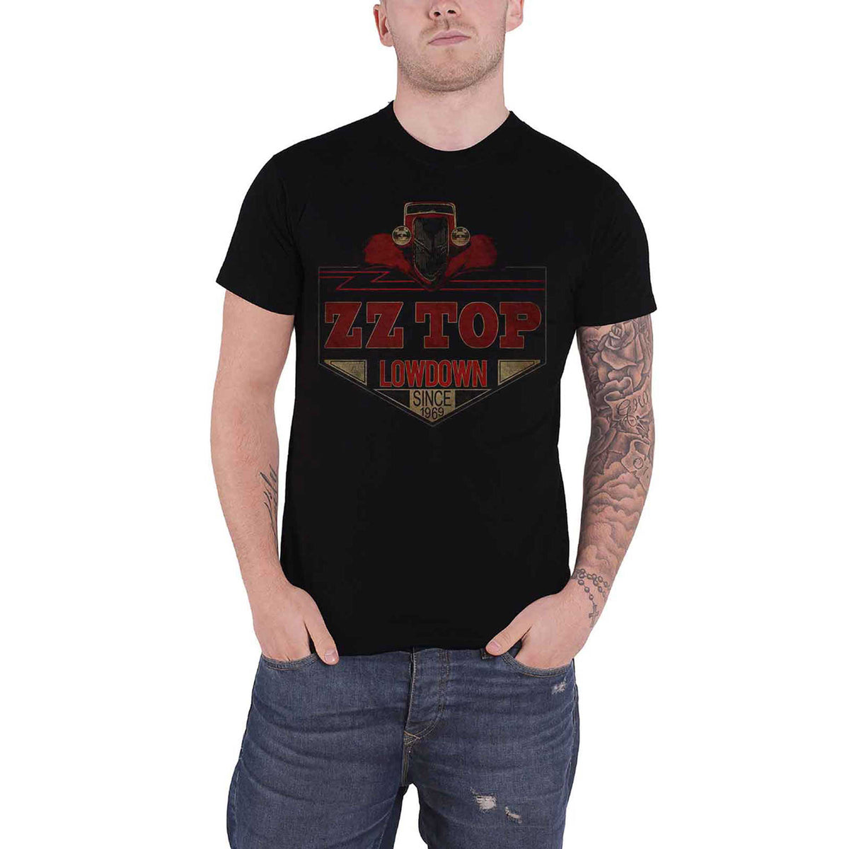 ZZ TOP - LOWDOWN - T-Shirt Black