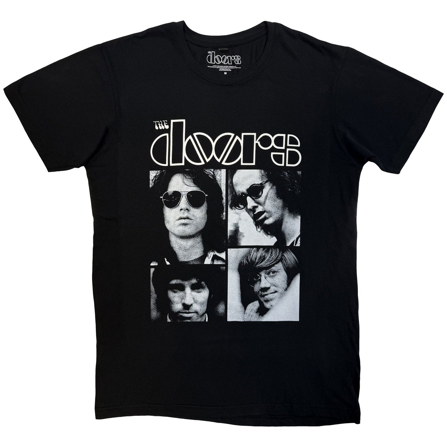 THE DOORS - SQUARES - Carbon T-Shirt Black