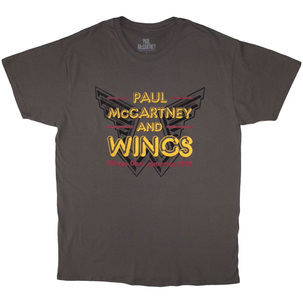 PAUL MCCARTNEY - WINGS OVER AMERICA '76 - T-Shirt Grey