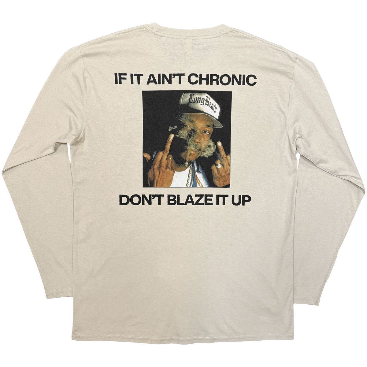 SNOOP DOGG - MIDDLE FINGER - Camiseta de manga larga Neutra (Impresión trasera)