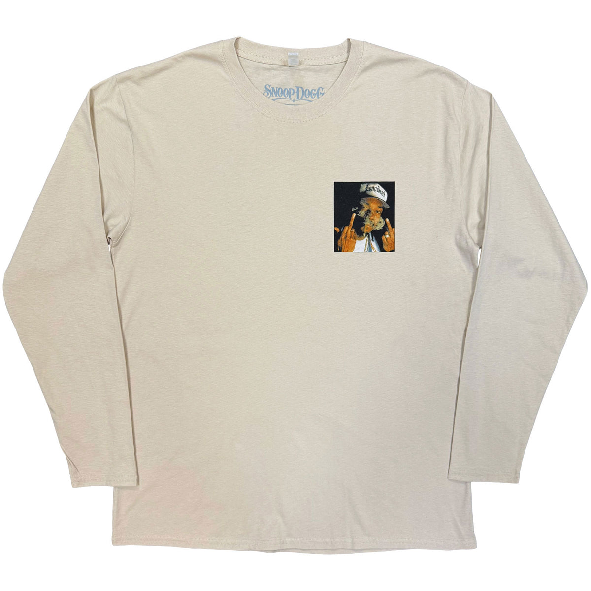 SNOOP DOGG - MIDDLE FINGER - Camiseta de manga larga Neutra (Impresión trasera)