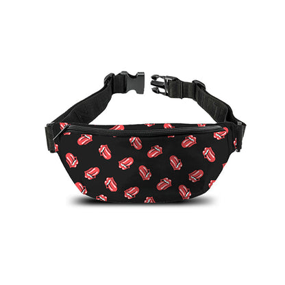 Rocksax The Rolling Stones Bum Bag Tongue All Over Print