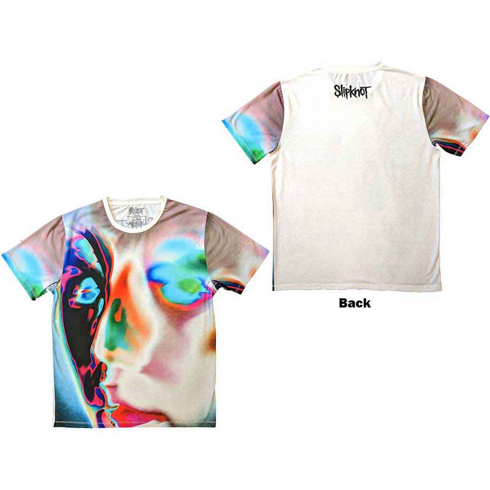 SLIPKNOT - ADDERALL FACE - Sublimation T-Shirt White