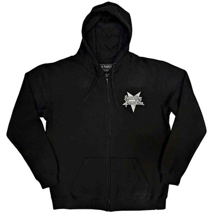 THE SMASHING PUMPKINS - ZERO HALO - Zipped Hoodie Black