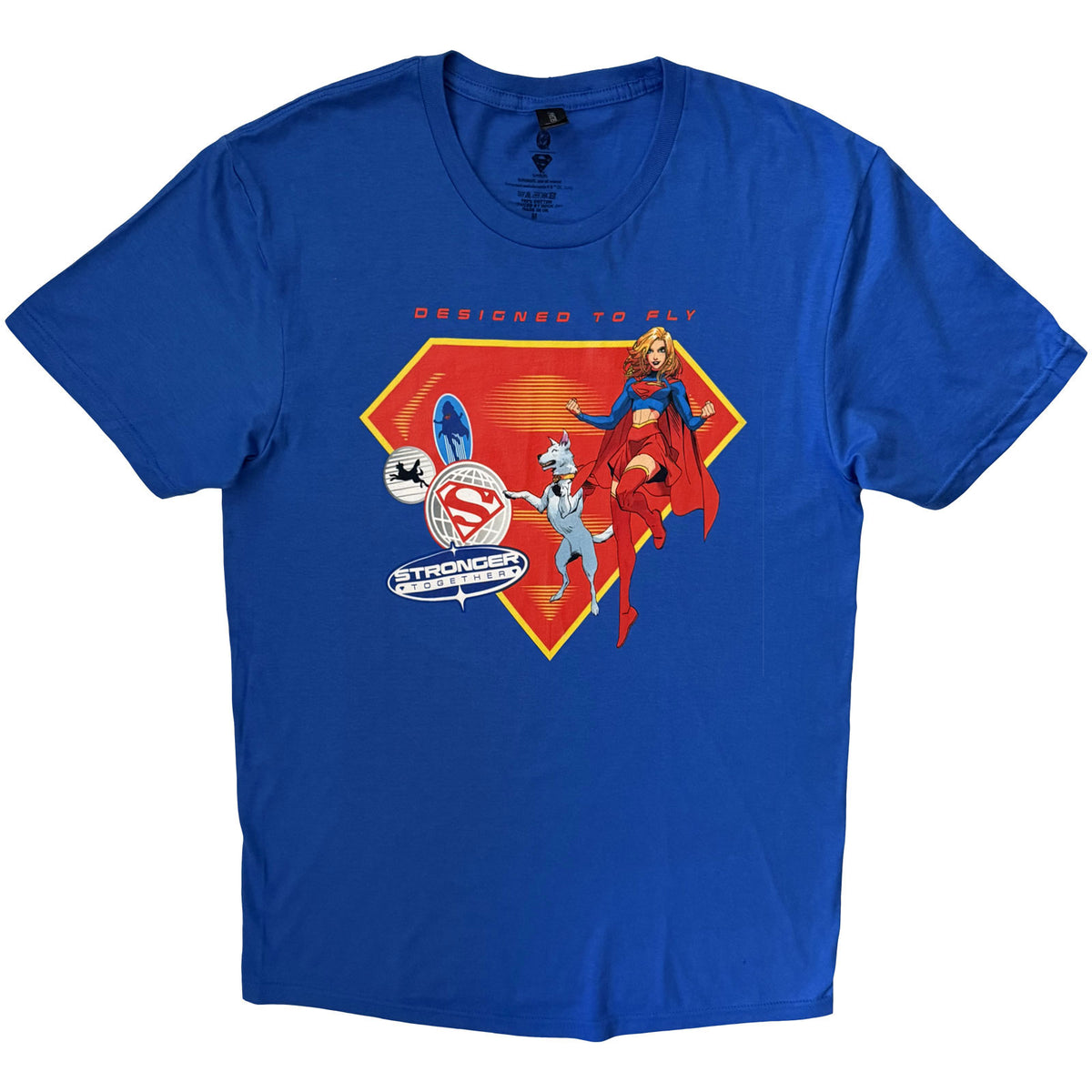 DC COMICS - SUPERGIRL DESIGNED TO FLY - T-Shirt Blue