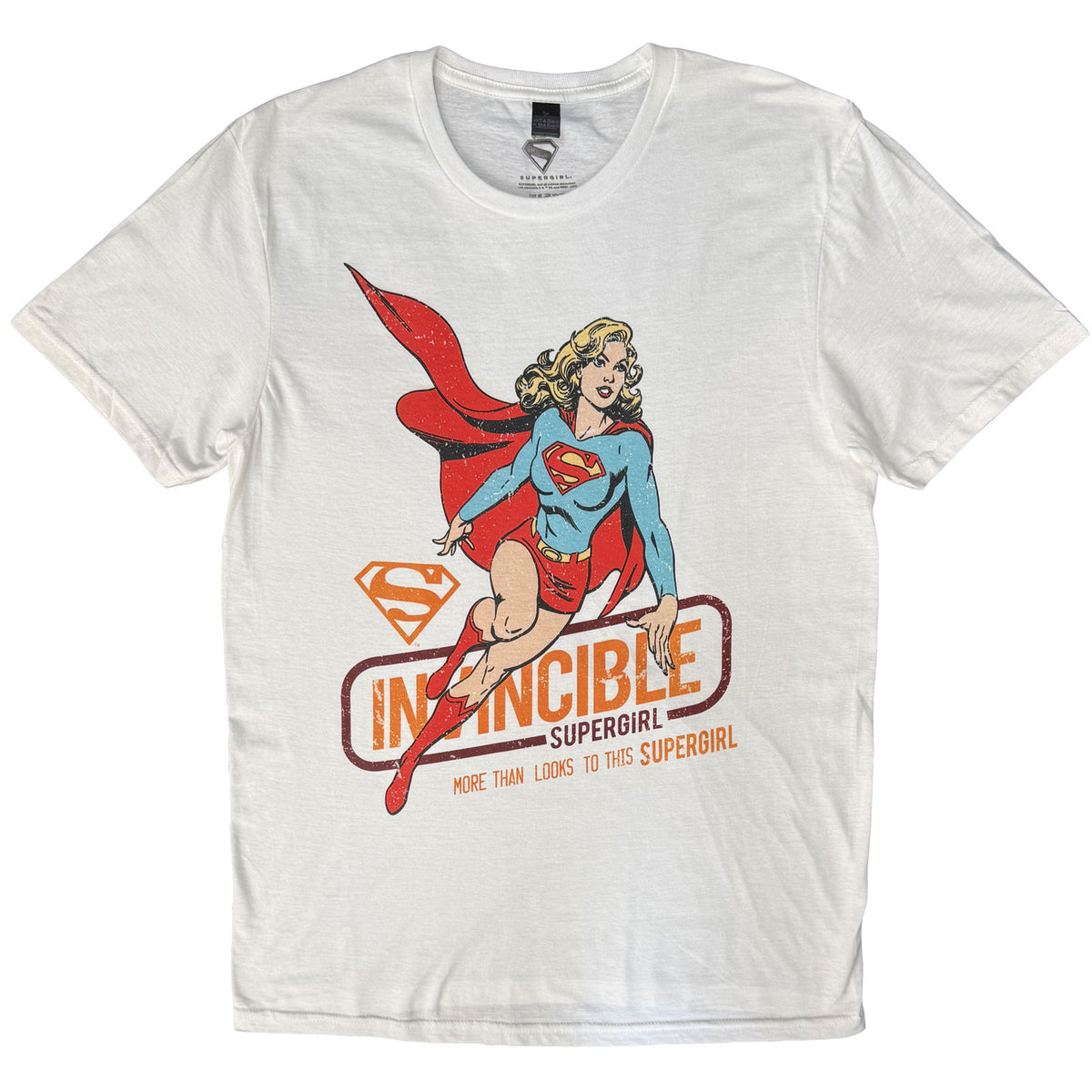 DC COMICS - SUPERGIRL INVINCIBLE - T-Shirt White