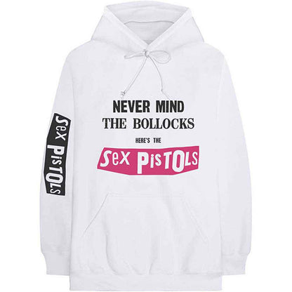 THE SEX PISTOLS - NEVER MIND THE BOLLOCKS - Pullover Hoodie White