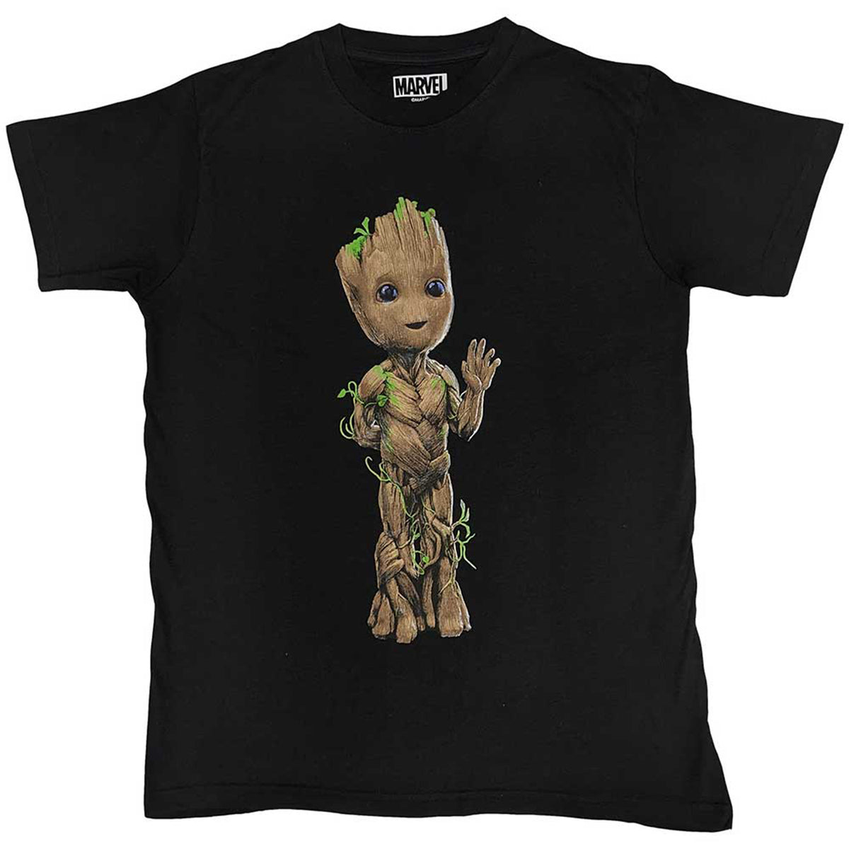 MARVEL COMICS - GUARDIANS OF THE GALAXY GROOT WAVE - T-Shirt Black